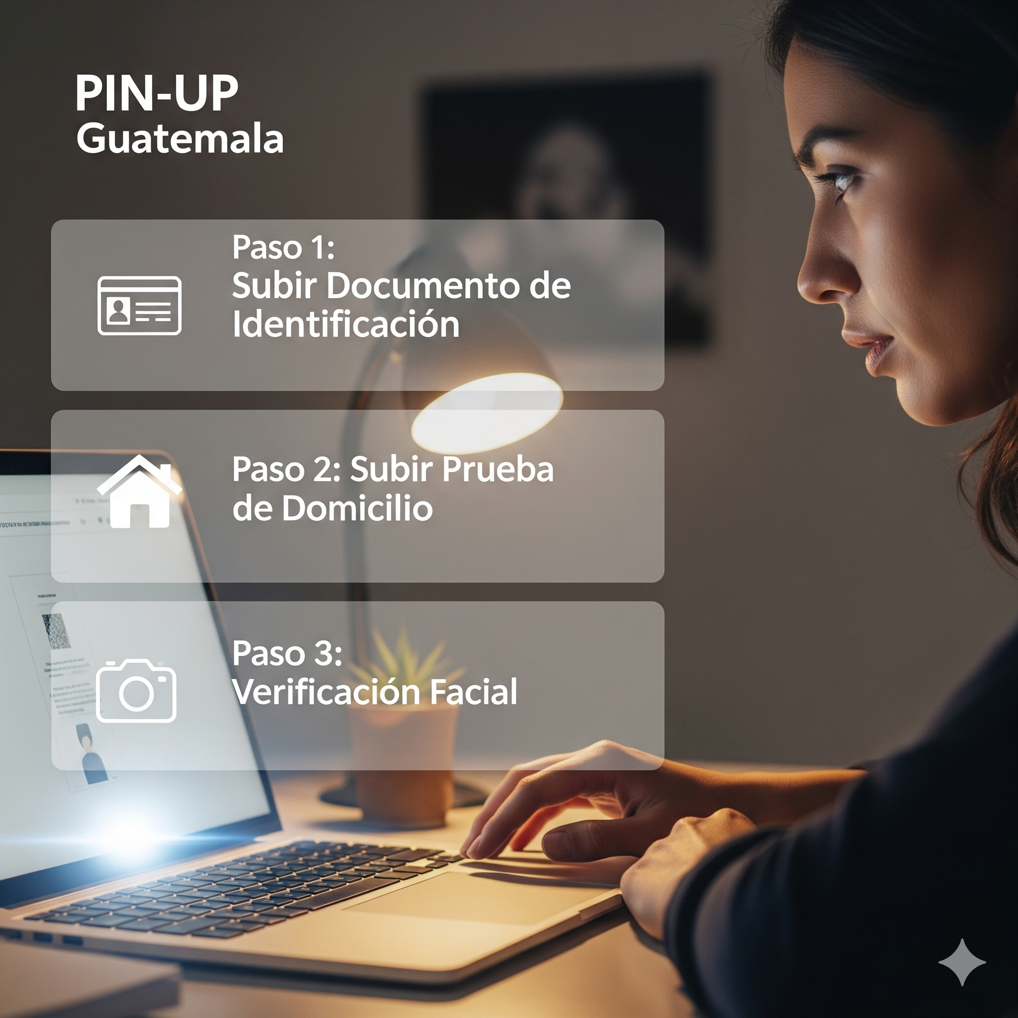 Pasos para completar verificación KYC Pin-Up Guatemala online